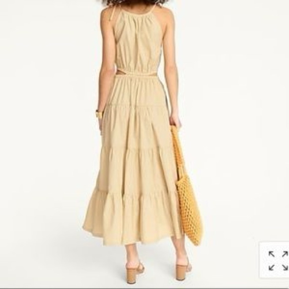 Harbor side-cutout dress
